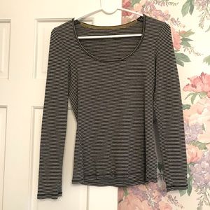 Boden Striped Fitted Top